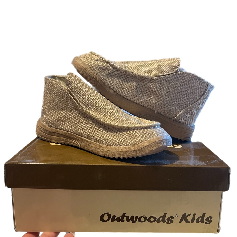 Outwood Kids Slip On Shoes - Brand New - Taupe